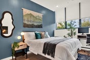 Cozy Sunlit 1BR | OTR | Pool, Gym, Workstation
