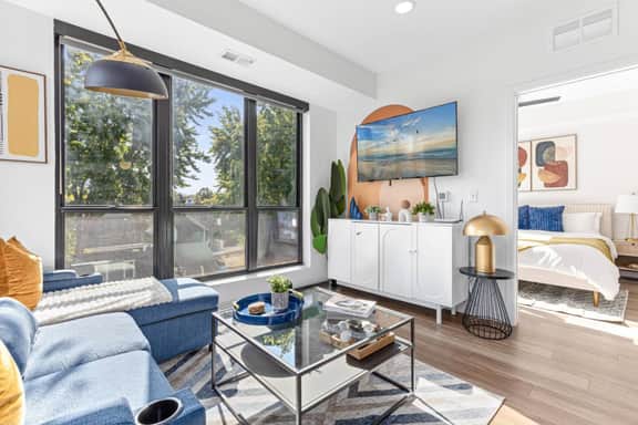 Modern Apt with Rooftop & City Views - Image 3
